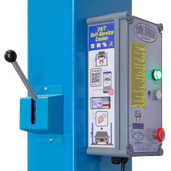 TW242M-230: 2 Säulen Hebebühne 4.2 t - BASIC LINE - halbautomatische Entriegelung – Bild 2